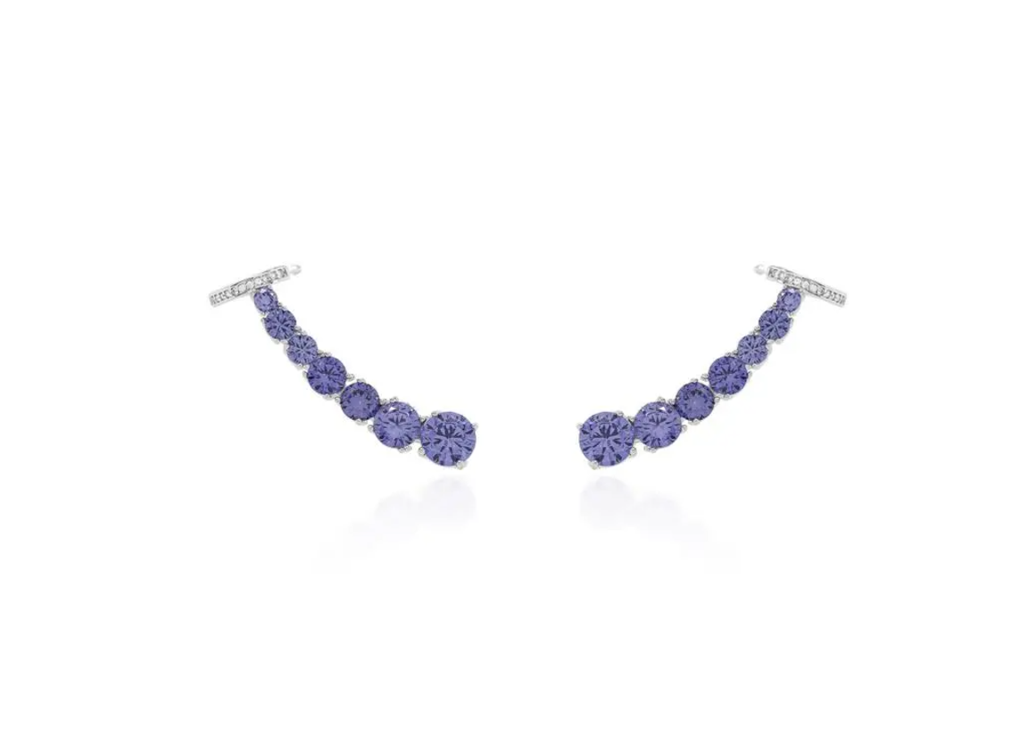 Brinco Earcuff Tanzanita