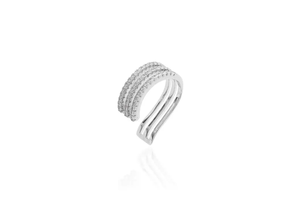 Piercing Três Fileiras Silver