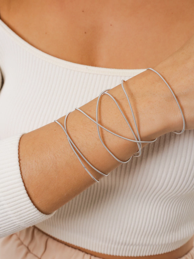 Pulseira Corda de Violão Silver