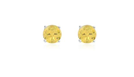 Brinco Ponto de Luz Yellow Fancy