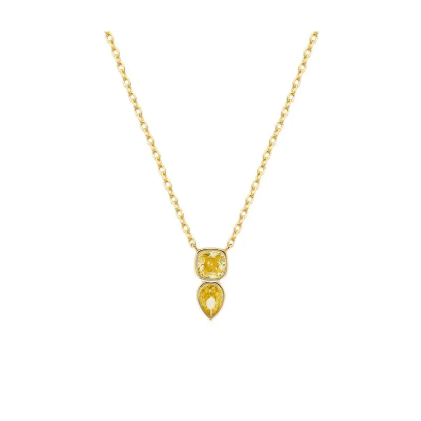 Colar Yellow Fancy Pingente