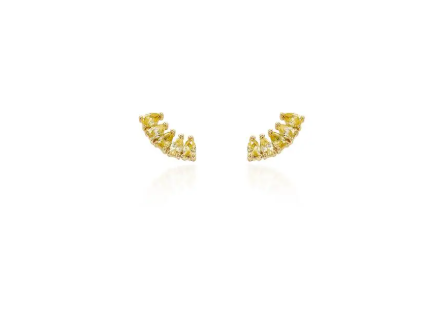 Brinco Mini Earcuff Yellow Fancy
