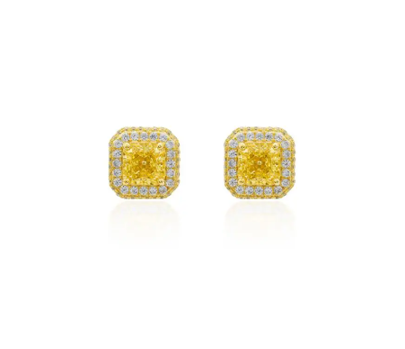 Brinco Vintage Yellow Fancy
