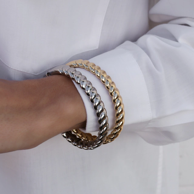 Bracelete Trançado Golden